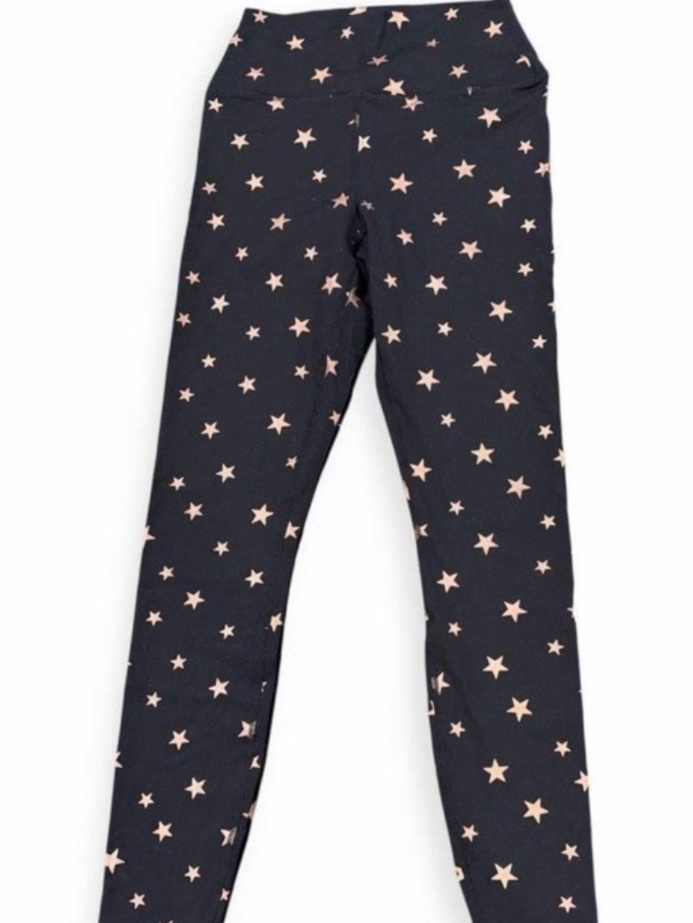 Spiritual Gangster Black Leggings with Rose Gold Stars